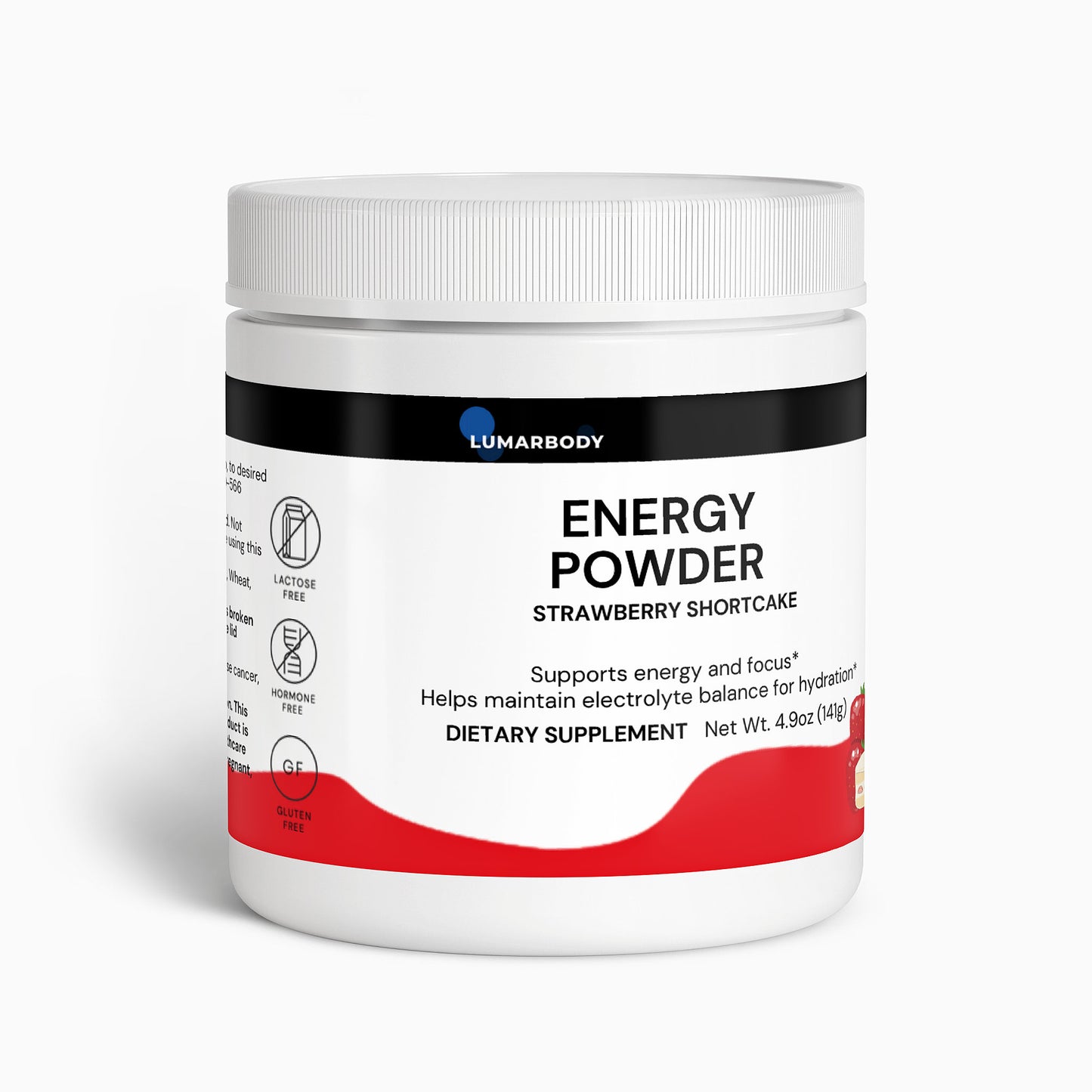 Energy Powder (Strawberry Shortcake)