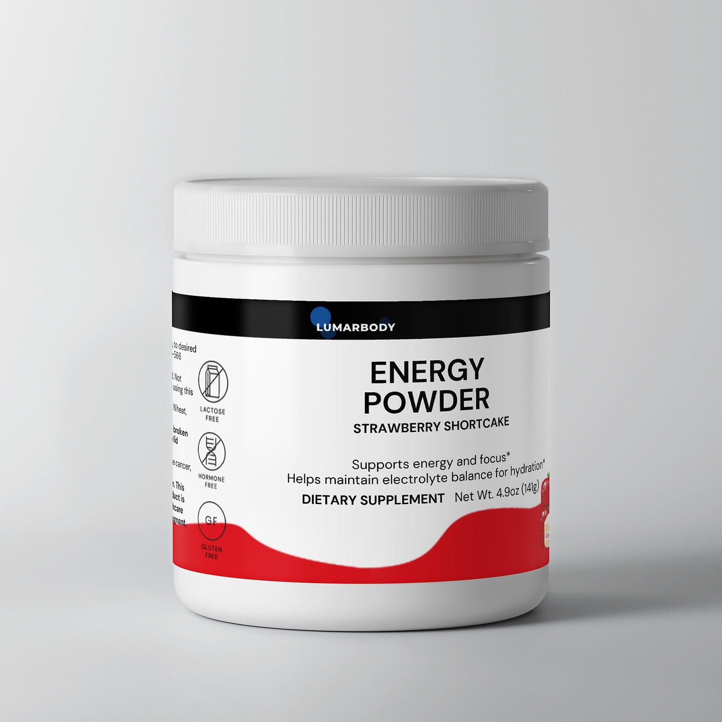 Energy Powder (Strawberry Shortcake)