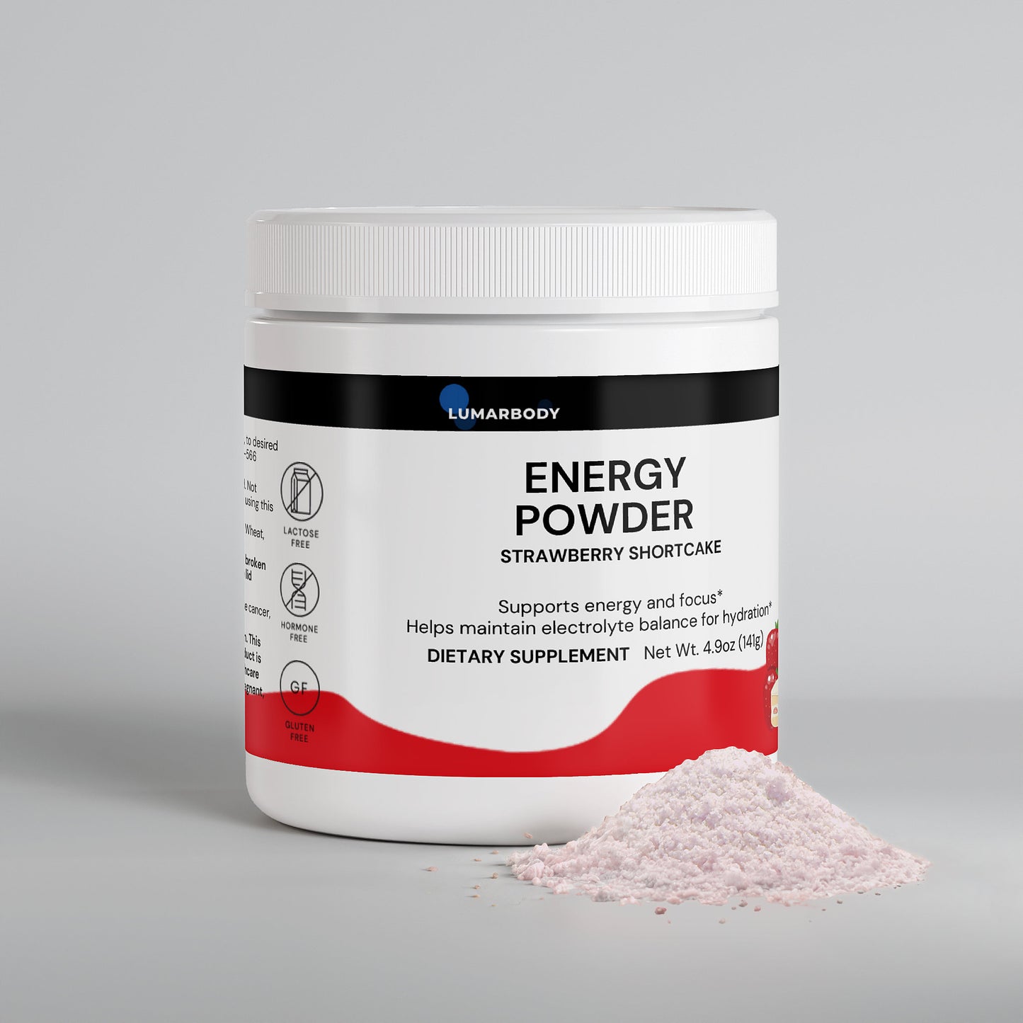 Energy Powder (Strawberry Shortcake)